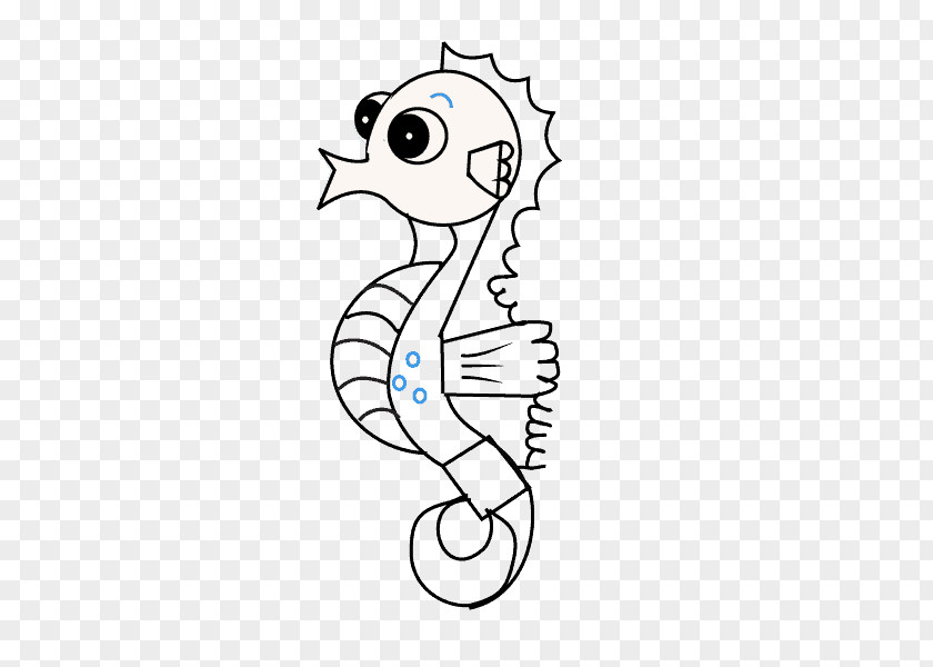 Seahorse Drawing Cartoon How-to Clip Art PNG