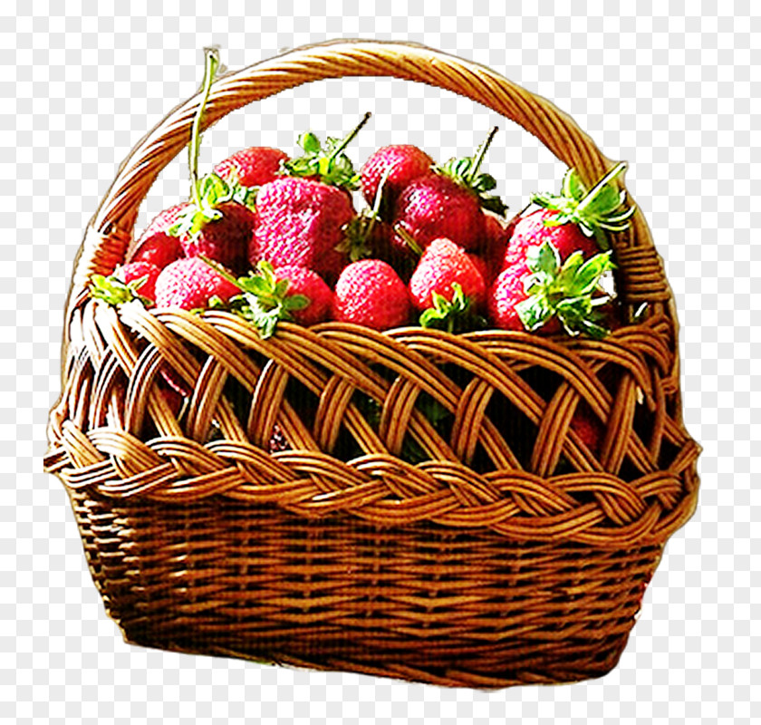 Strawberry Hamper Food Gift Baskets PNG
