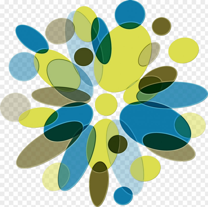Symmetry Wheel Logo Design Petal Flower Yellow PNG