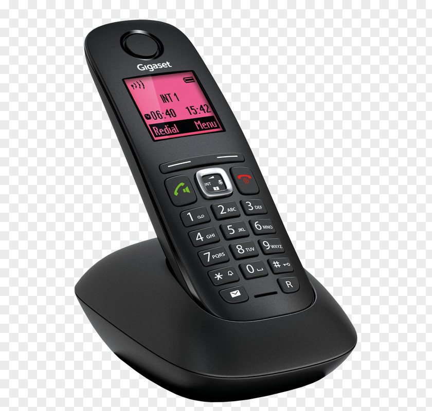 Digital Enhanced Cordless Telecommunications Telephone Gigaset A540 Communications PNG