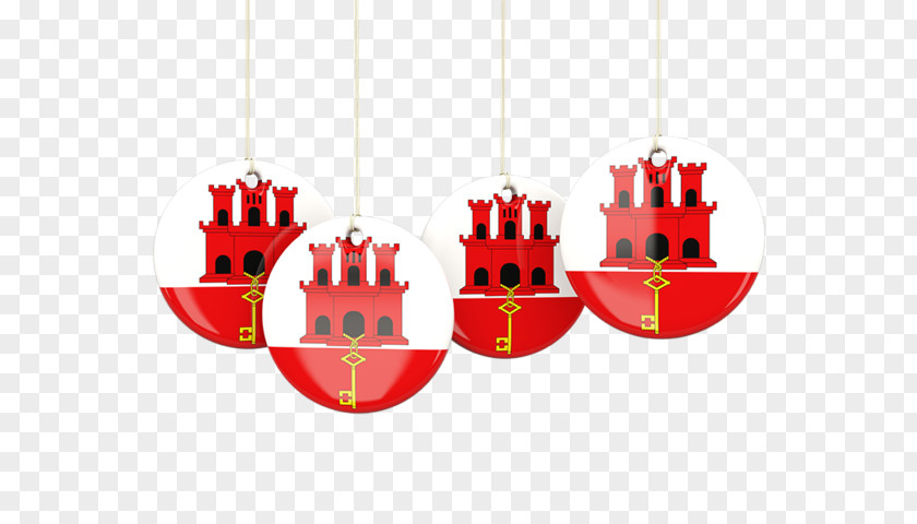Flag Angels F.C. Of Gibraltar Christmas Ornament Ensign PNG