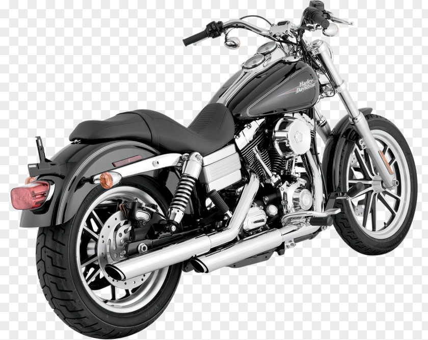 Motorcycle Exhaust System Harley-Davidson Super Glide Softail PNG