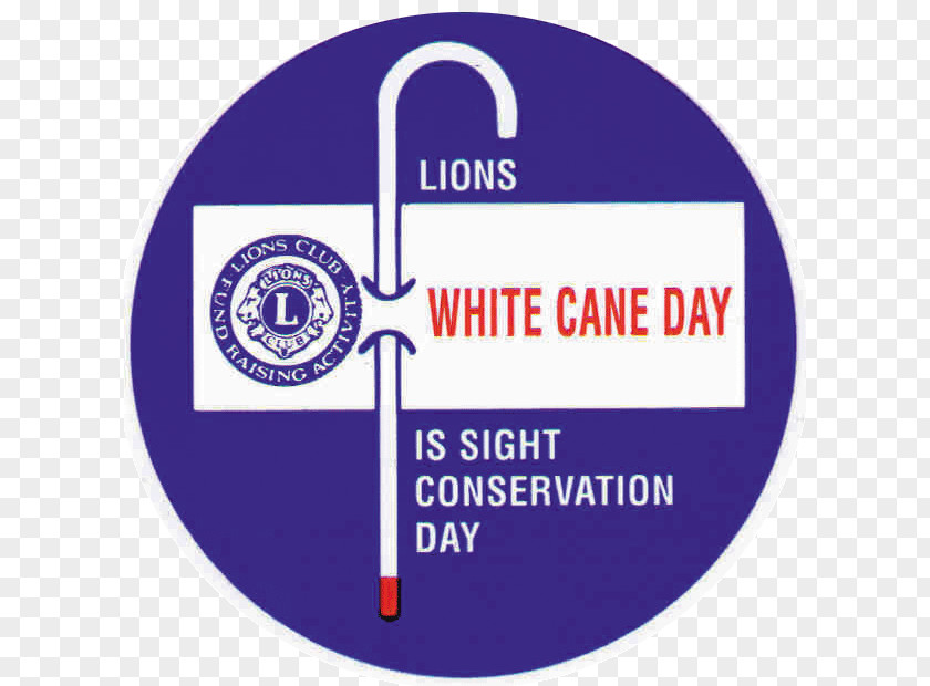 National Day Poster White Cane Safety Lions Clubs International Visual Impairment Association PNG