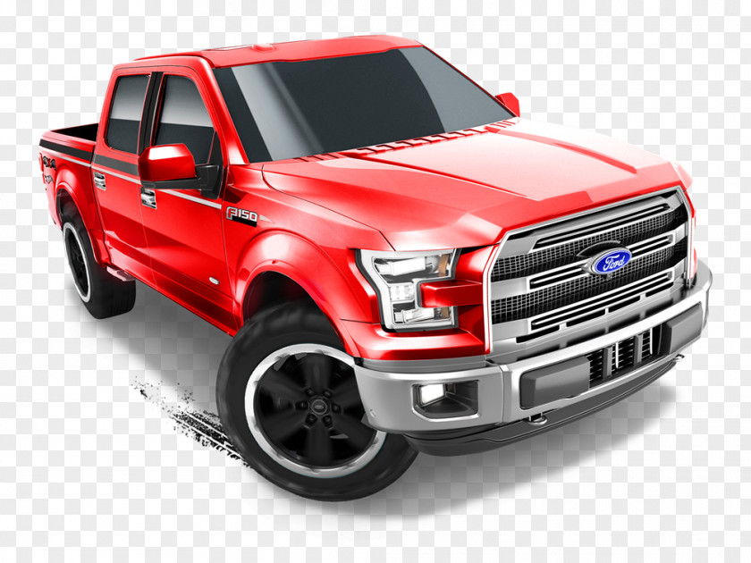 Pickup Truck Car 2015 Ford F-150 Hot Wheels PNG