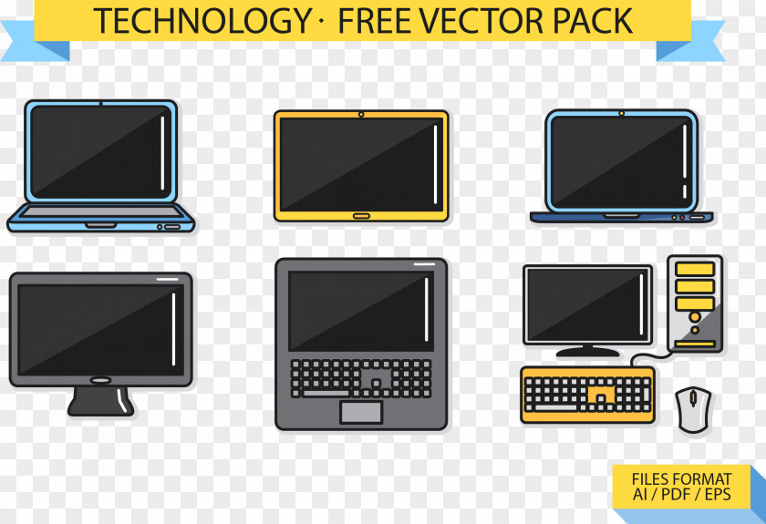 Retro Computer Icon Case Output Device Mouse Monitor Personal PNG