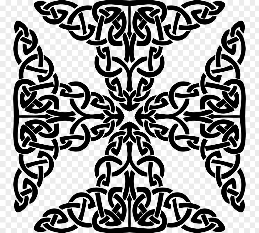Symbol Celtic Knot Celts Black And White Clip Art PNG