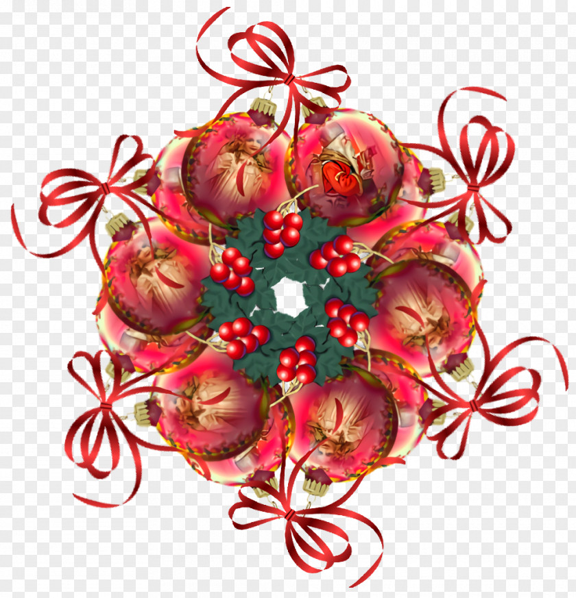 Confectionery Flower Christmas Ornaments Decoration PNG