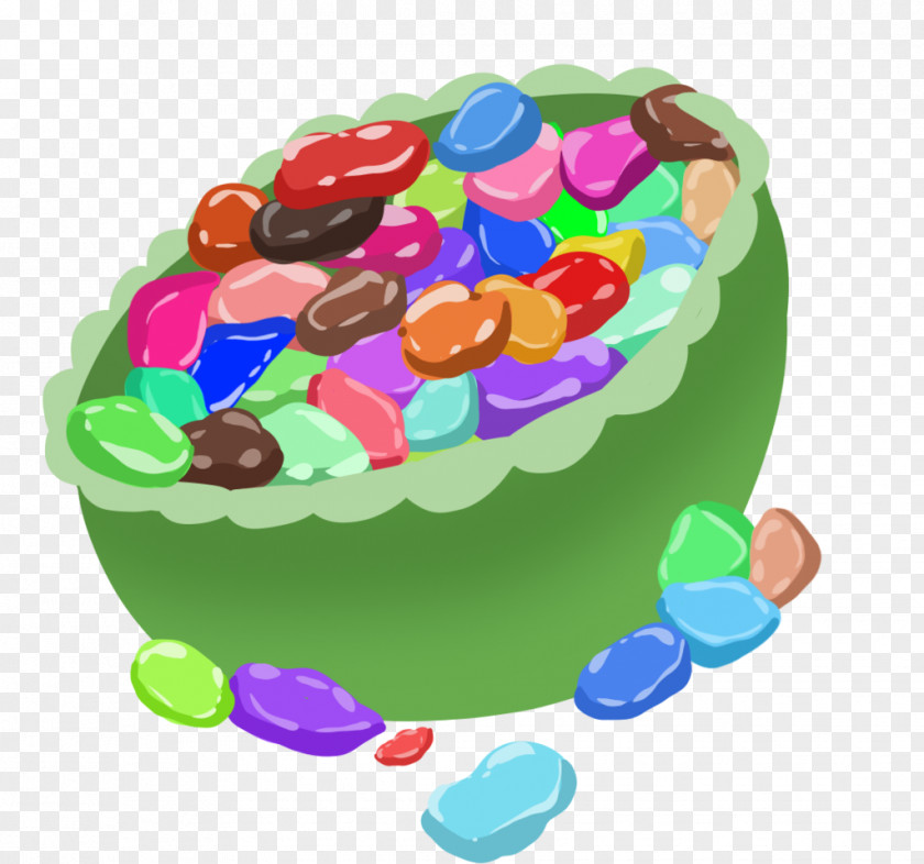 SeaGlass Jelly Bean Plastic PNG