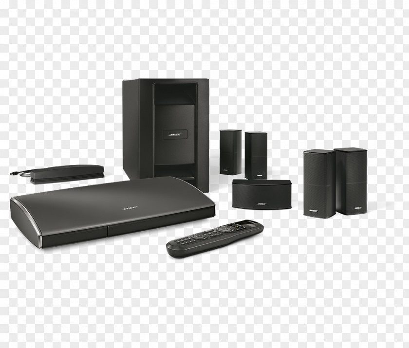 Black Bose Corporation Lifestyle 535 Series IIIMulti-room Home Theater Systems SoundTouch II System PNG