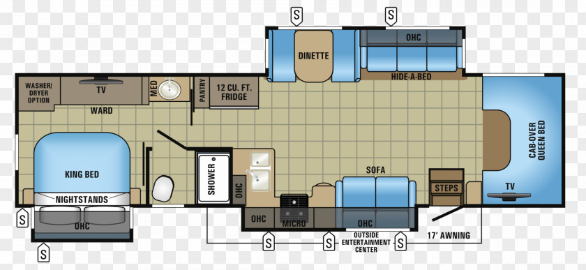 Class Of 2018 Floor Plan Campervans Jayco, Inc. Camping World PNG