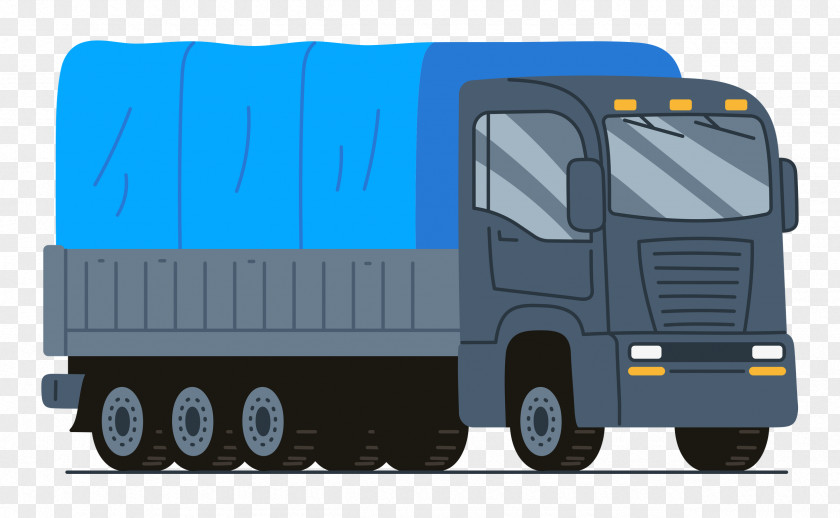 Commercial Vehicle Freight Transport Truck Public Utility Transport PNG