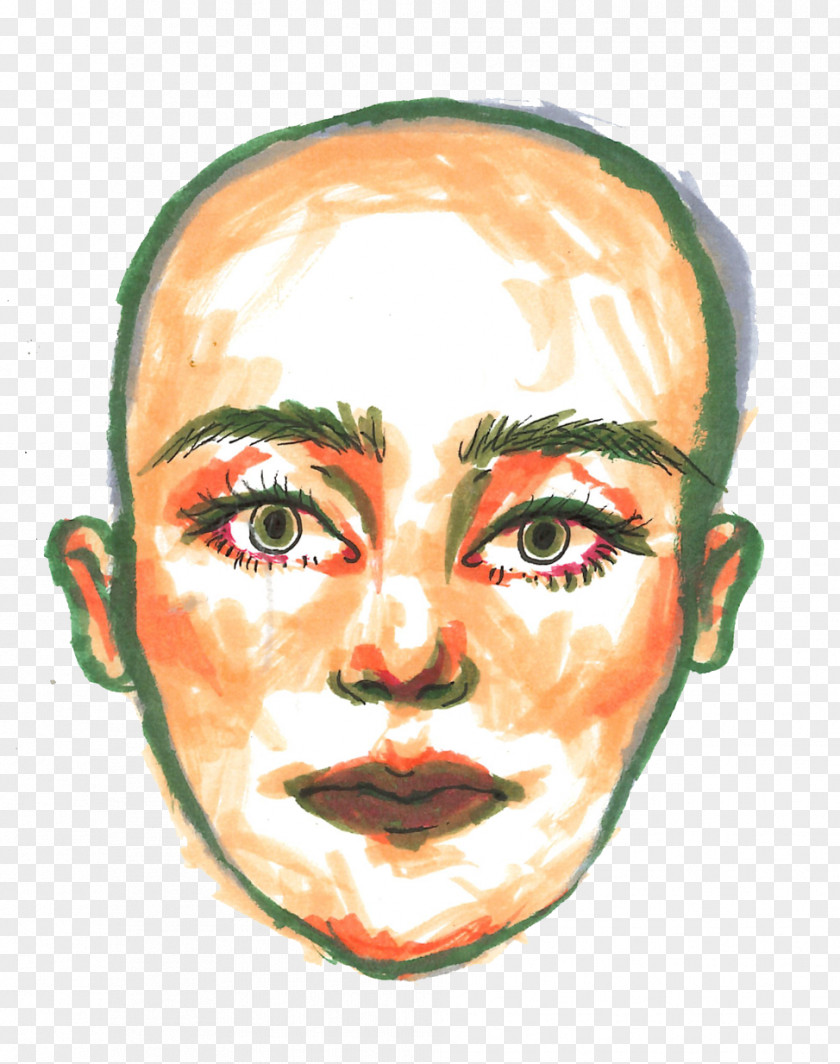 Drawing Selfportrait Mouth Cartoon PNG