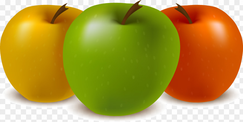Vector Hand-painted Apples Apple Space Computer File PNG