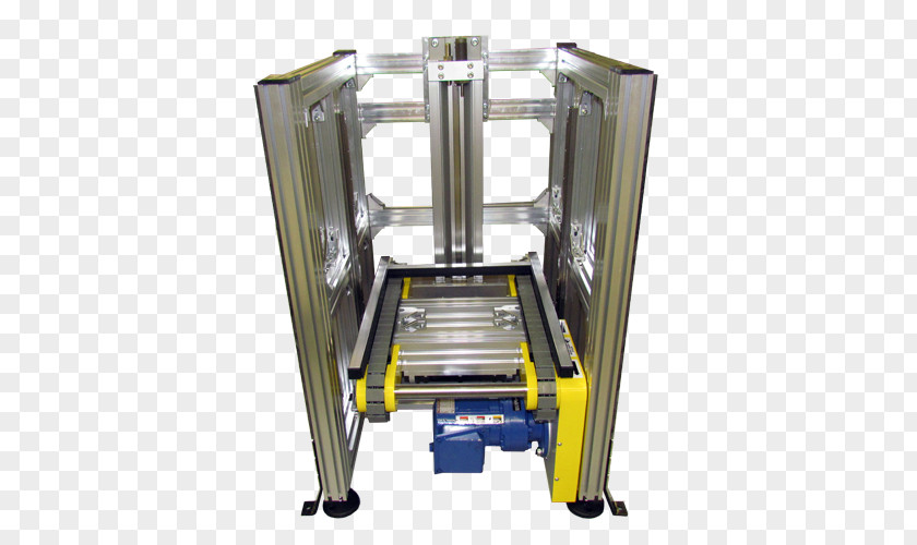 Warehouse Machine Conveyor System Elevator Pallet Belt PNG