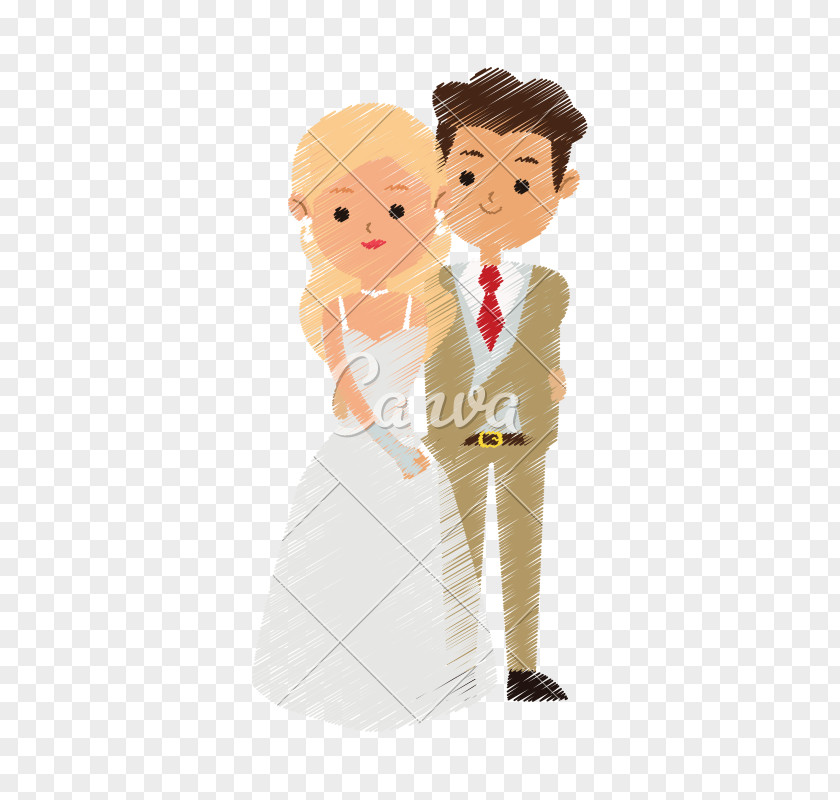 Blonde Bride Icon Bridegroom Wedding Invitation Vector Graphics Illustration PNG