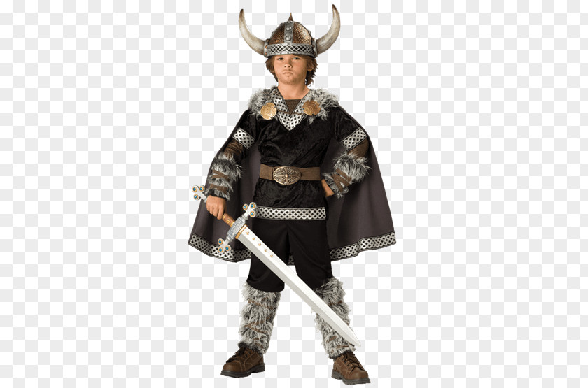 Child Halloween Costume Boy Viking PNG