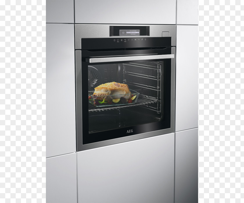 Oven Multipurpose Aeg BSE782320M 73 L Touch Control 53 DB 3500W Black Stainless Steel Steam Cleaning Electricity PNG