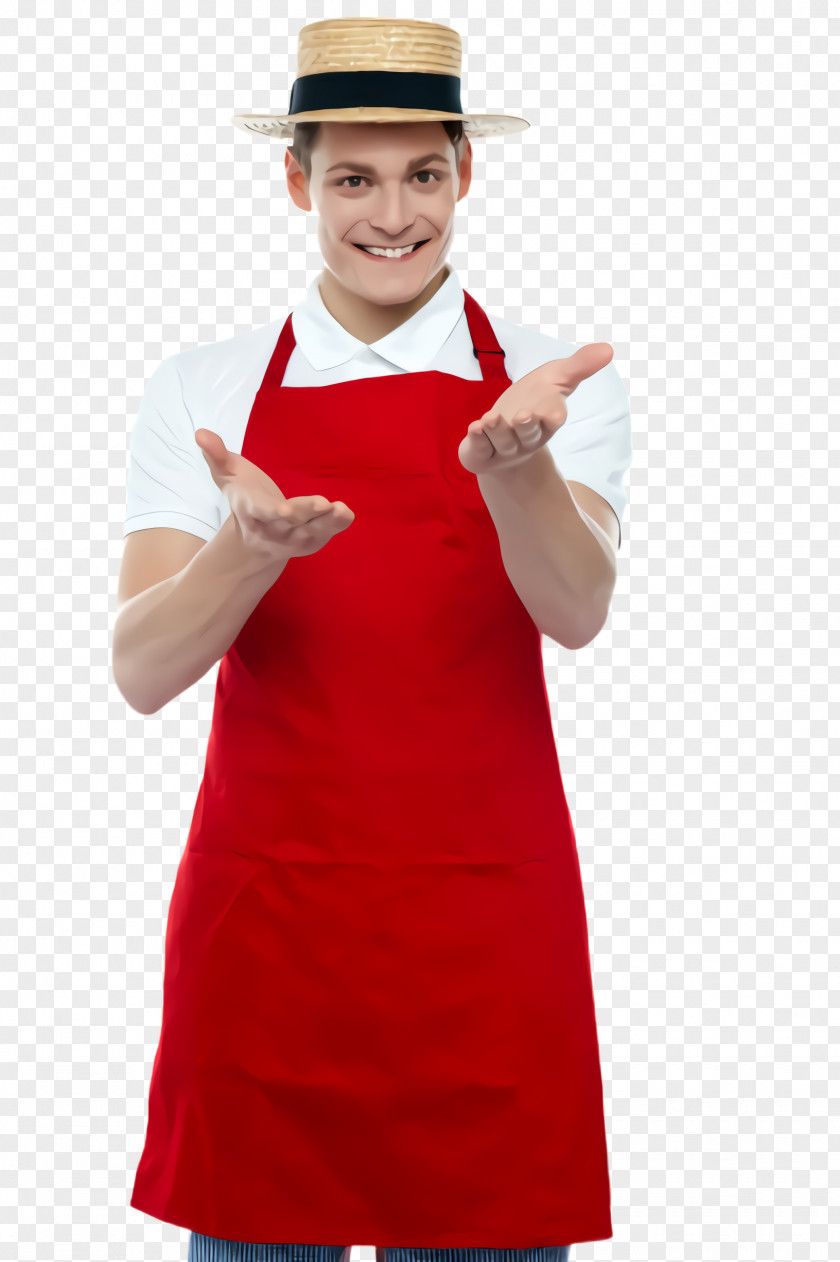 Thumb Smile Clothing Gesture Finger Hand Apron PNG