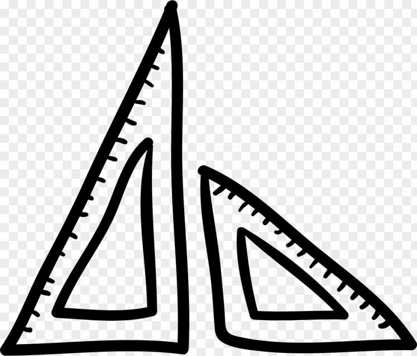 Triangle Ruler Geometry Shape PNG