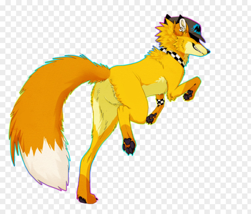 Zorro Red Fox Pixel Art Clip PNG
