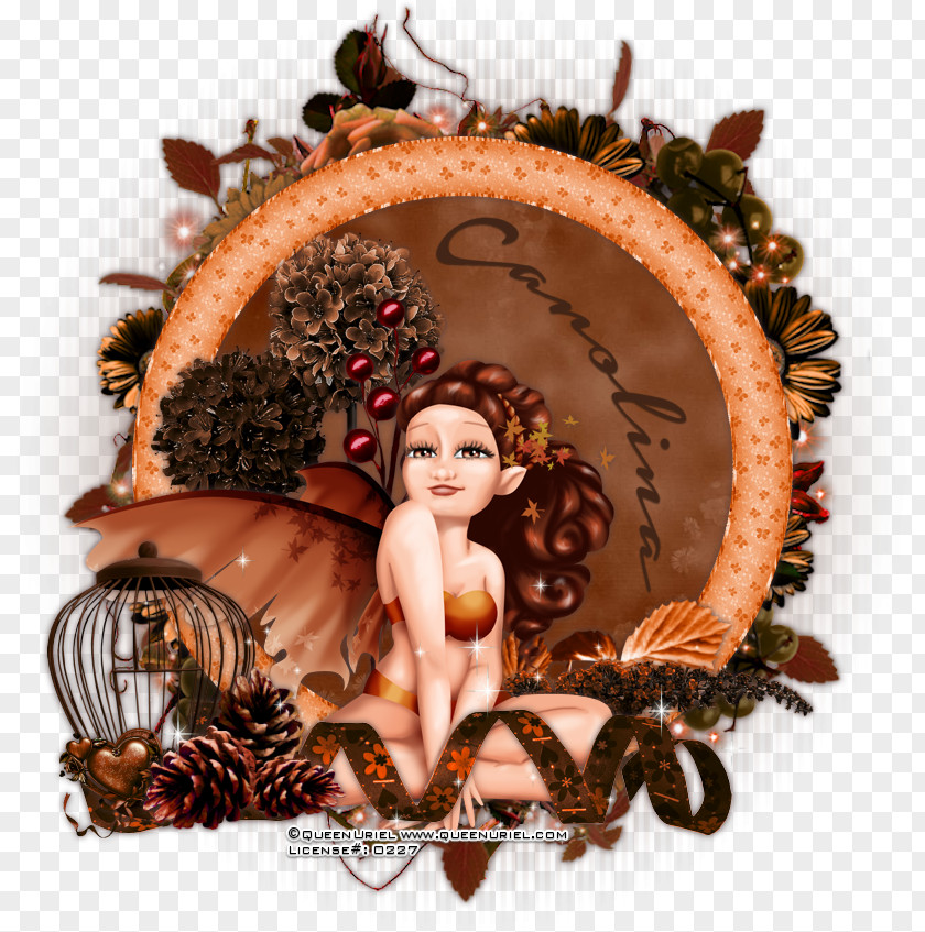 Cool Autumn Days Christmas Ornament PNG