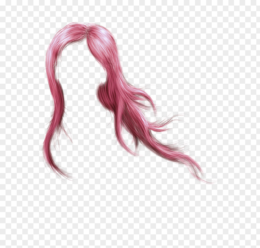 Hair Pink Hairstyle Wig Coloring PNG