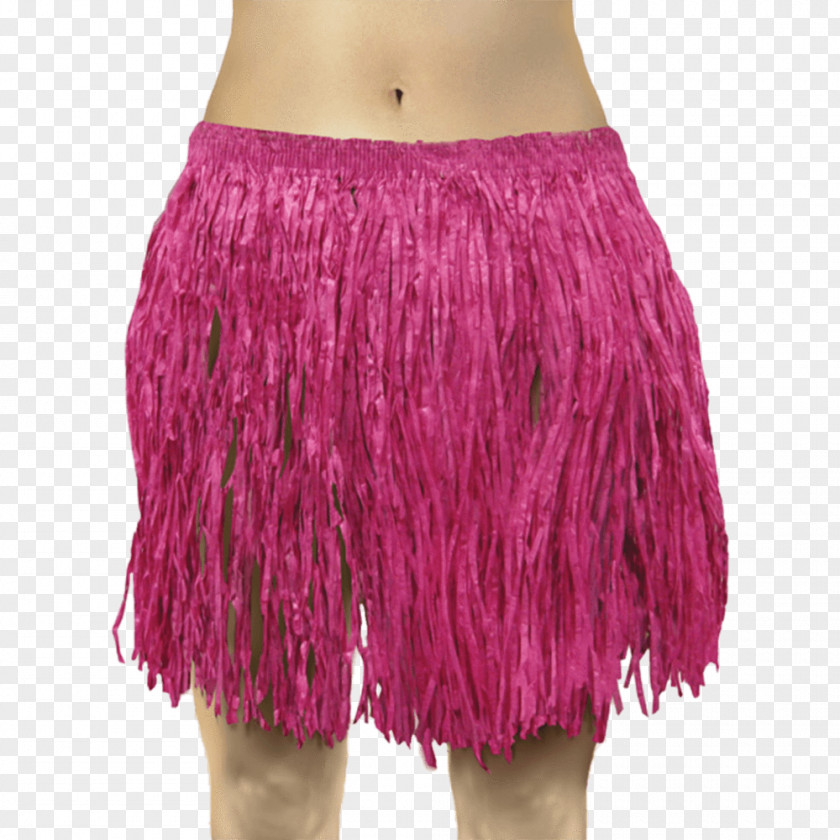 Hula Skirt Grass Pink Costume PNG
