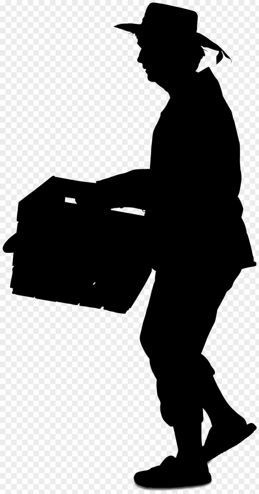 M Clip Art Male Silhouette Black & White PNG