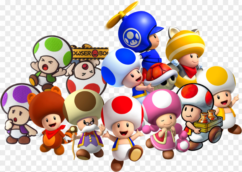 Mario Kart: Double Dash Toad Super All-Stars Bros. PNG
