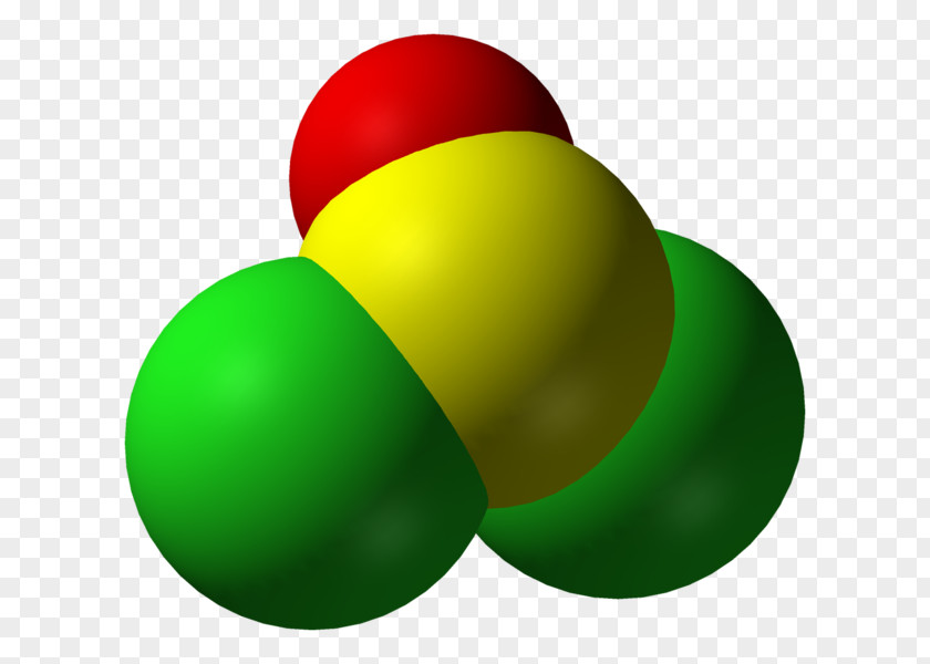 Thionyl Chloride Molecule Chemistry PNG
