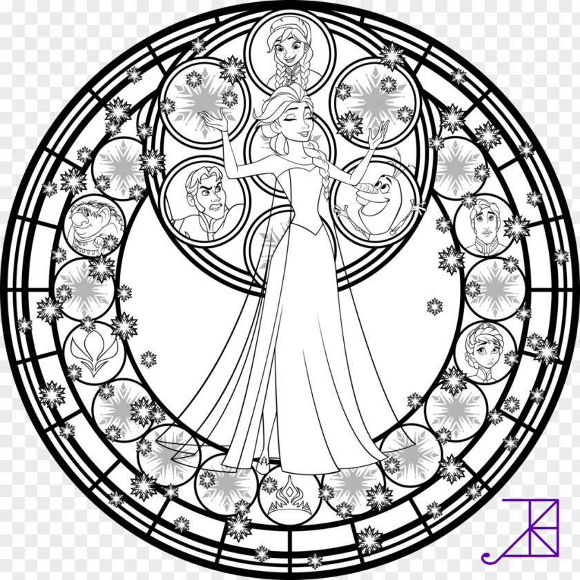 Window Pinkie Pie Stained Glass Line Art PNG