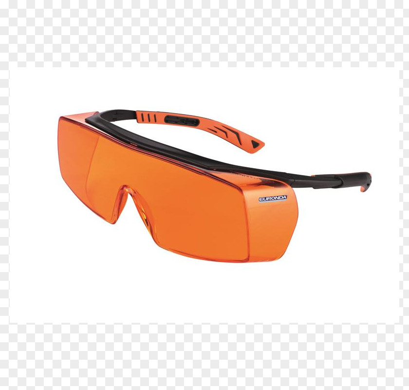 Orange Dentist Goggles Sunglasses Visor PNG