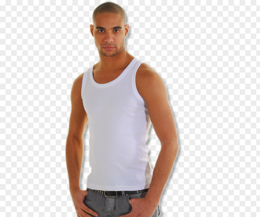 T-shirt Shoulder Sleeveless Shirt Gilets Body Man PNG
