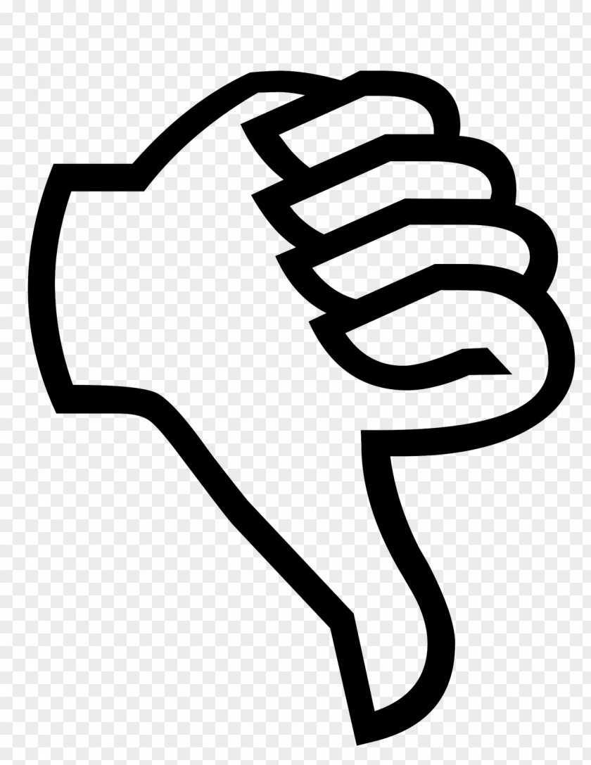 THUMBS DOWN Thumb Signal Clip Art PNG