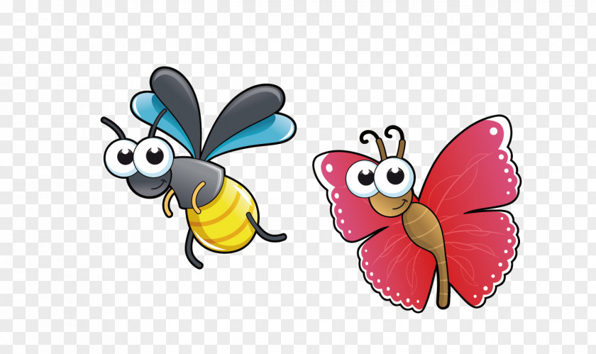 Bee Insect Cartoon Drawing Clip Art PNG