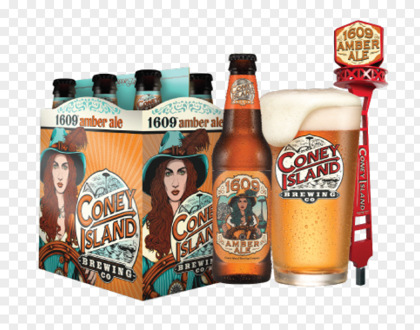 Beer Lager Bottle Coney Island India Pale Ale PNG