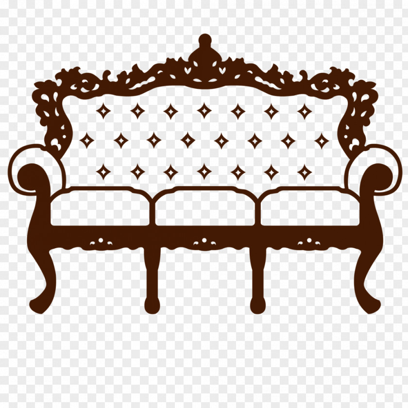 Hand-painted European-style Sofa Antique Furniture Chair Vintage Clothing PNG