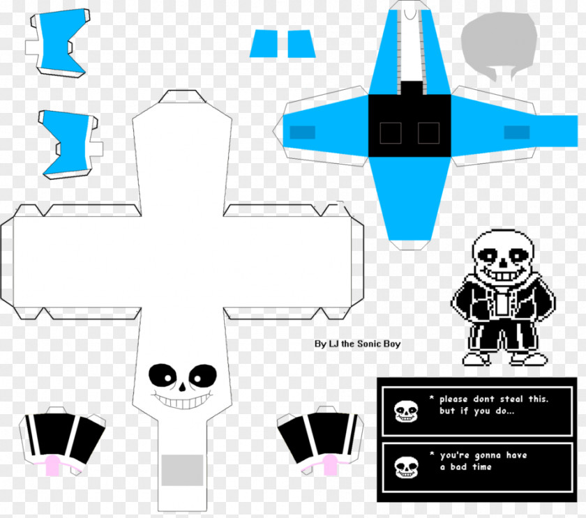 Paper Craft Undertale Bendy And The Ink Machine Model PNG