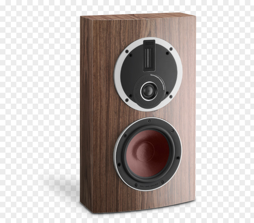 Walnut Veneer Danish Audiophile Loudspeaker Industries DALI OPTICON LCR SATIN Centrinė Kolonėlė 6 2 6.5