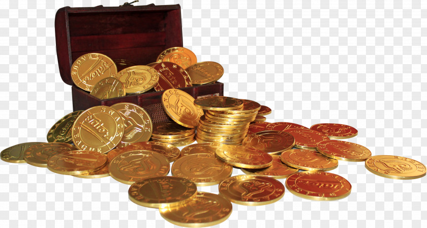 Gold Coin Treasure PNG