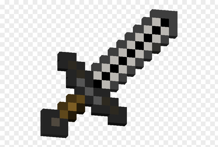 Pixel Art Minecraft Sword ThinkGeek Next Generation Diamond Video Games PNG