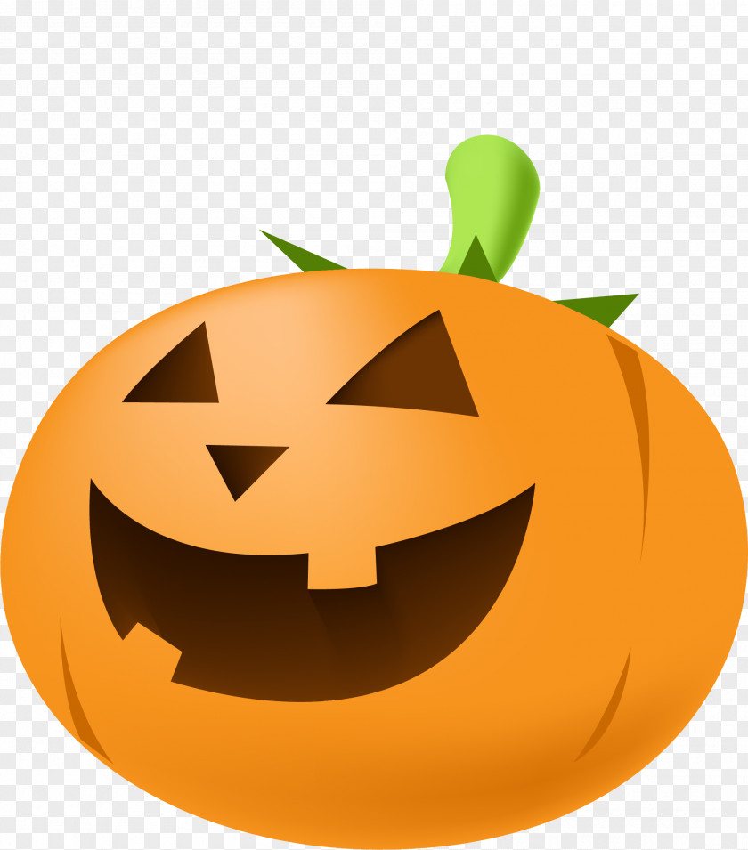 Simple Yellow Pumpkin Head Halloween Character Cartoon Jack-o-lantern PNG