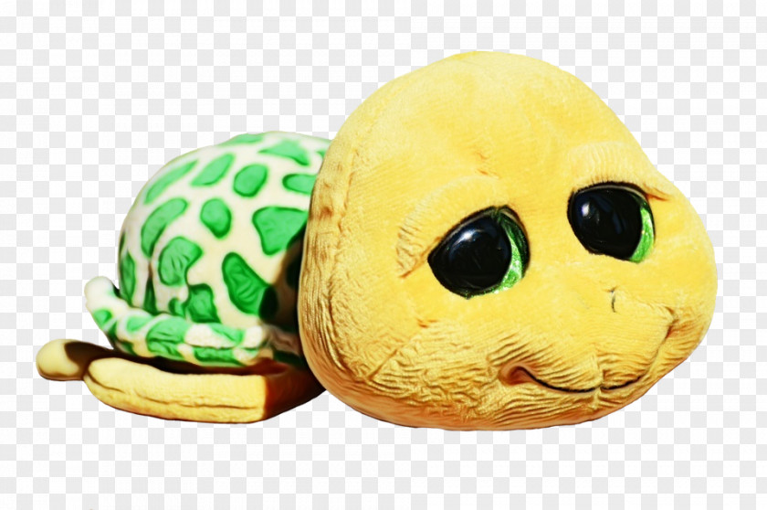 Turtles Tortoise Stuffed Animal Yellow Snout PNG