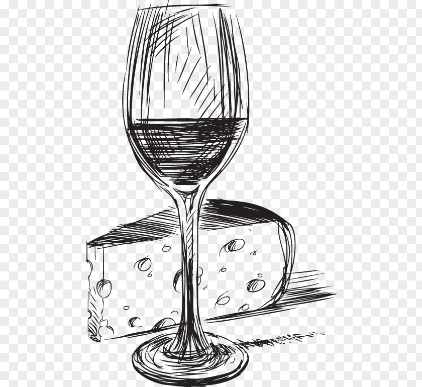 Wineglass Red Wine Glass Drawing PNG