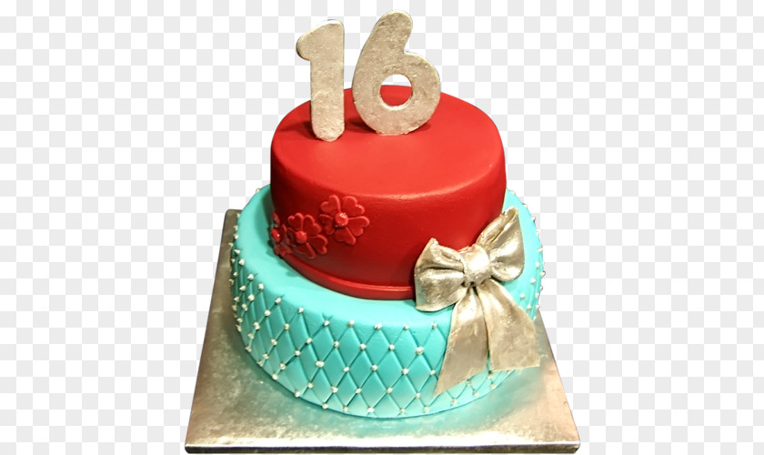 Cake Birthday Layer Decorating Torte Sweet Sixteen PNG