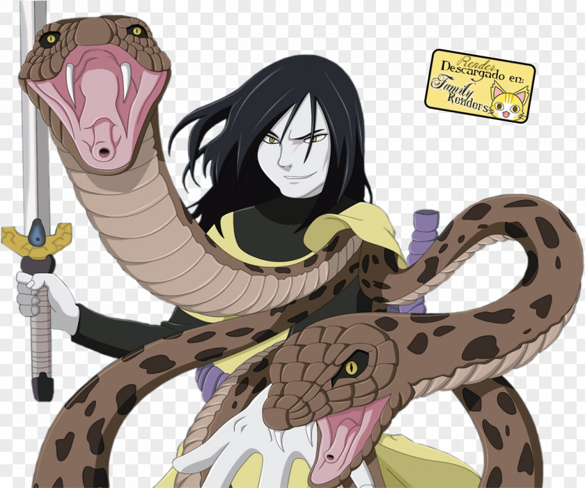 Design Orochimaru Cartoon PNG