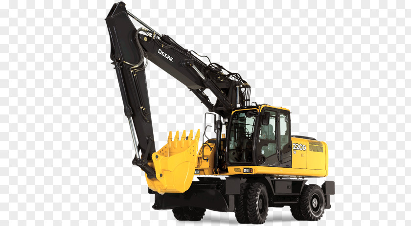 Excavator John Deere Heavy Machinery Skid-steer Loader PNG