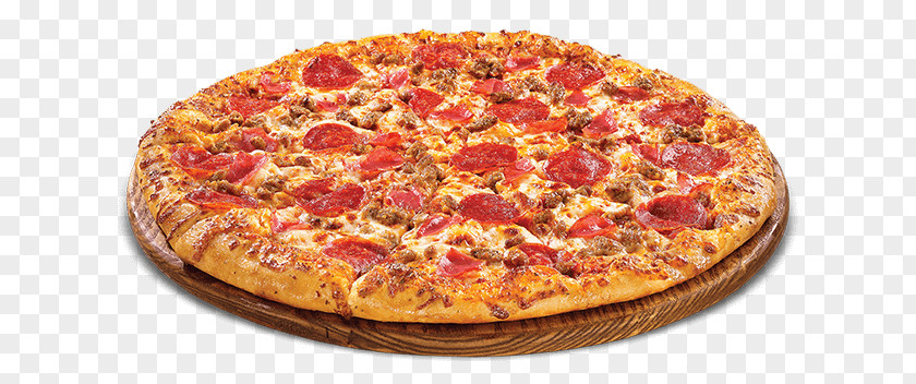 Pizza Italian Cuisine Ham Bacon Take-out PNG