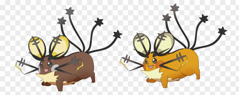 Pokémon X And Y Evolution Reindeer Pokédex PNG