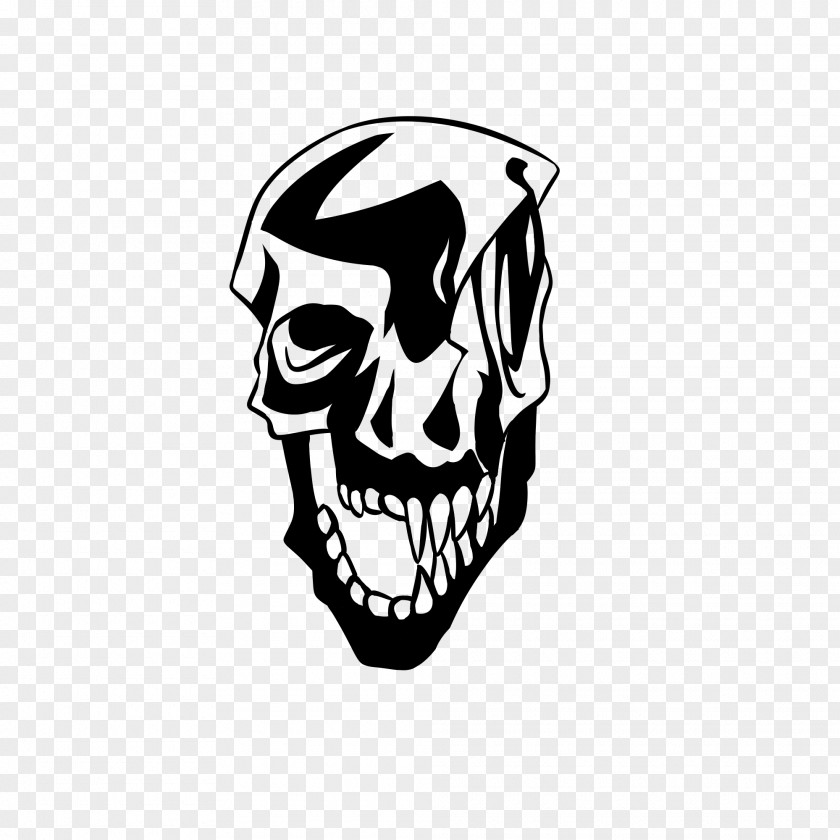 Skull Jaw Logo Font PNG